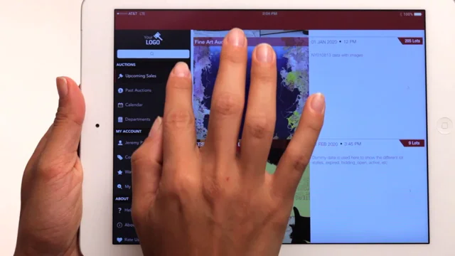 screenshot of Auction Mobility Auction Software